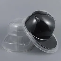 Kitchen Storage PVC Baseball Cap Display Box Dust-proof Curved Hat Plastic Transparent Cover Flat Brim Case