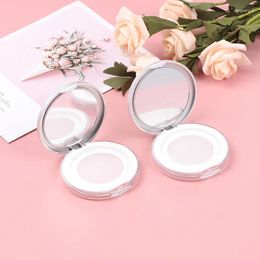 Storage Bottles 1Pc Loose Powder Box Beautifully With Mirror Silver Packing Portable Durable Packaging