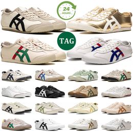 Free Shipping Men Women Running Shoes Tiger Mexico 66 Tokuten Silver Triple Black White Pure Gold Kill Bill Birch Rust Red Designer Shoes Sports Trainers Sneakers