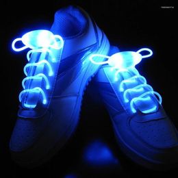 Shoe Parts DIY LED Flash Luminous Light Up Glow Strap Shoelace Laces Party Disco Decor Art Rope Decorative