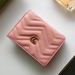 Wallet Designer Woman Card Holder Marmont Cardholder Coin Purses Small Bag High Quality Genuine Leather Interior Zipper Pocket Card Holders Designer Wallets