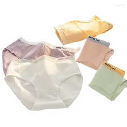 Women's Panties Women Cotton Seamless Sexy Panty Female Breathable Solid Color Underpants Girls' Lingerie Briefs M-XL Underwear