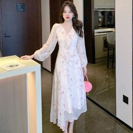 Casual Dresses Se Streetwearmaxi Es For Women Rsvppap Officials Store Chic French Break Chiffon Blooming Floral Summer Dress