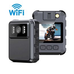 Sports Action Video Cameras Wifi hotspot high-definition 1080P mini sports camera outdoor law enforcement night vision video recorder police camera J240514