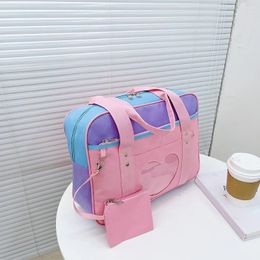 Shoulder Bags Waterproof Canvas Handbags Large Capacity Hand Luggage Travel Duffel Multifuctional Storage Set