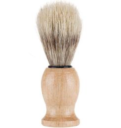 Men Bear Shaving Brush Badger Hair Shave Wood Handle Razor Barber Tool beauty brushes kit accessories9361109