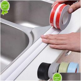 Other Home Appliances New Bathroom Shower Sink Bath Sealing Tape Strip White Pvc Self Adhesive Waterproof Wall Sticker For Kitchen Cak Dhmrd