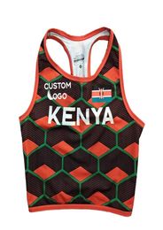 KENYA Women TrackField Fast Running Tank Tops Suit 4100 Speed Outfit Customizable Bra 2205058709921