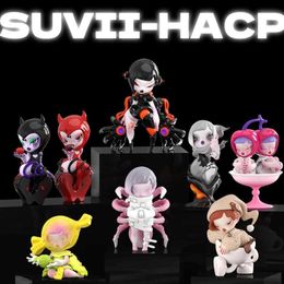 Blind box SUVII Human Addicted Correction Programme Series Blind Box Toys Cute Action Anime Figure Kawaii Mystery Box Model Designer Doll Y240517