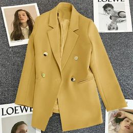 Women's Suits Fashion Trendy All-Matched 2024 Summer Small Suit Office Lady Casual Elegant Coat Blazer Female Loose Jacket