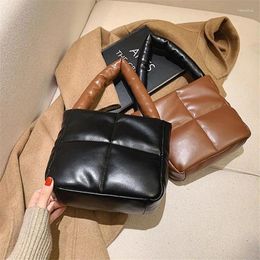 Bag 2024 Fashion Space Women Shoulder Warm Soft Luxury Handbag Designer Bags Retro PU Leather Crossbody Bucket Black