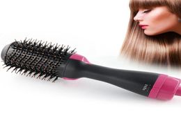 Hair Brush Hairdressing Curling Hair Dryer Volumizer Negative Ion Generator Hair Curler Straightener Styling Tools Dropship SH195004124