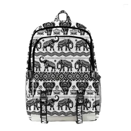 Backpack Fashion Youthful School Bags Unisex Dlephant Travel 3D Print Oxford Waterproof Notebook Multifunction Backpacks