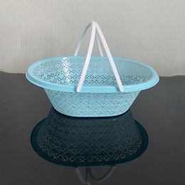 Factory wholesale plastic fruit picking baskets in various styles