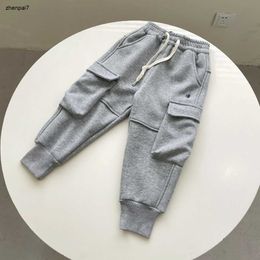 Top designer pants for girl boy Simple solid Colour design kids sweat pants Size 100-150 CM Embroidered logo decoration baby trousers Oct05