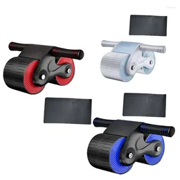 Accessories Automatic Aabdominal Roller Wheel Home Abdominal Exerciser With Knee Pads For Beginners Gym Fitness Equipment