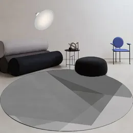 Carpets Bedroom Round Floor Mat Dirt Resistant Carpet Office Computer Gaming Swivel Chair Rocking Table Study Stool Under