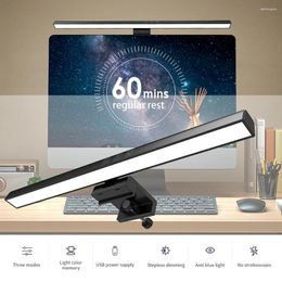 Table Lamps LED Desk Lamp Monitor Light Bar PC Computer Dimmable Screen 33cm 50cm Office Study Reading Hanging USB Powered