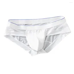 Underpants Men Summer Briefs Men's Breathable 3d Pouch Bikini Soft Sheer Comfortable Underwear