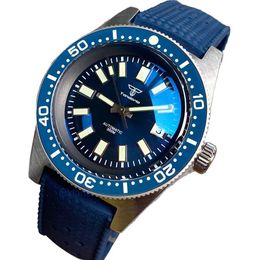 Tandorio Luxury Waffle Strap 62mas Luminous Pt5000 Nh35 Ar Sapphire Glass 300m Waterproof Dive Mens Watch