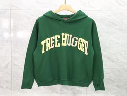 22FW TOP GREEN Men Women 1 Best-Quality Green Oversize Hoodies Sweatshirts7657800