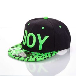 Cool Boy Embroidery Kids Baseball Boys Girls Snapback Four Seasons Children Hip Hop Sun Cap Hat Hot L2405