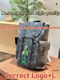 Outdoor backpack Leather designer bag L Correct version High quality Contact me to see the correct picture