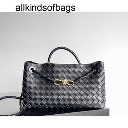Andiamo Botte Small Totes Bags Top Handle Bag 24 Sheepskin Woven Medium Crossbody for Women Fashion and Casual Versatile Handbag Single Wnxks