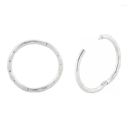 Hoop Earrings Serenity Sleepers Earring Sterling Silver Unisex Hinged Nose Tragus Lip Ring Sleeper