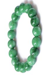 NEW Arrival6mm 8mm 10mm 12mm Natural DARK Green Jade Charm Beads Bracelets For Women Min Order 10pcs 9055893
