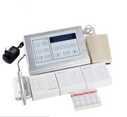 New Complete Tattoo Set 991T02 Permanent Makeup Eyebrow Tattoo Rotary Machine Kit Pedal Needles Power Supply8560514