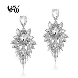 Dangle Chandelier VEYO Elegant Dress Matched with Crystal Pendant Earrings Suitable for Women Luxury Fashion Jewelry Free Delivery d240516