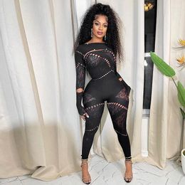 Summer Women Suit Female Clothing Cape For The Beach Dress Cover Up 2024 Long Sleeve Sling Diamond PantSuit Solid Spandex