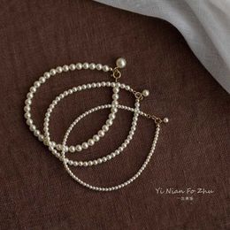 Zhengyuan Shijia Pearl Bracelet with 14k Gold Package Exquisite Simple Fashionable and Versatile designed by Fever bloggers with the same niche design