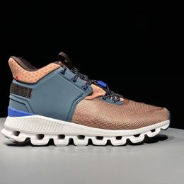 Fashion Designer orange-blue splice casual Tennis shoes for men and women ventilate High top Running shoes Lightweight Slow shock Outdoor Sneakers dd0506A 36-45 7