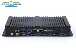 Industrial Mini PC Core i5 3317U Fanless Desktop PC 4RS232 Linux Alloy Case Dual LAN Windows Rugged PC5340640