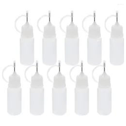 Storage Bottles 30 Pcs Bottled Squeeze For Paint Glue Applicator Plastic Dispenser Stainless Steel Needle Tip