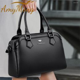 Drawstring Multi-pocket Purses And Handbags Soft Leather Shoulder Bag Luxury Designer Crossbody Messenger Sac Elegant Tote For Women 2024