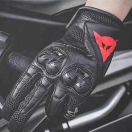 Special gloves for riding Dennis C2 motorcycle racing heavy equipment anti drop cowhide breathable mens and womens mesh summerVJCQ