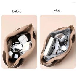 Storage Bags Convenient Mesh Pouch No Odor Nylon Cosmetic 6 Grids Office Lady Commuting Makeup Wash Bag