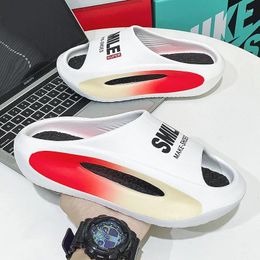 Slippers Fade Color Men's Sandal Summer Sneaker Men Thick Bottom Platform Slides Soft Eva Beach Shoes