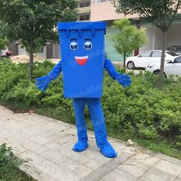 Halloween Trash can Mascot Costumes High Quality Cartoon Theme Character Carnival Unisex Adults Size Outfit Christmas Party Outfit Suit For Men Women