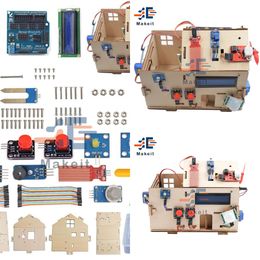 New Smart Electronic Learning Control Remotely House DIY Kit with PLUS Board Complete Materials Series Sensor for Arduino