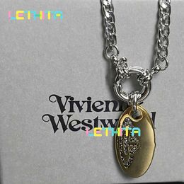 viviane westwood necklace women designer gold Jewellery woman necklaces clover silver cuban link chain choker womens luxury classic stainless steel pendant hm