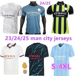 24 25 MAN HAALAND SOCCER JERSEYS CITYS FINAL ISTANBUL KIT MAHREZ GREALISH DE BRUYNE FODEN football shirt 2024 2025 J.Alvarez MANCHESTE NEW YEAR uniform MAN CITY JERSEY