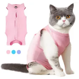 Cat Costumes Anti-licking Weaning Suit Soft Jumpsuit Vest Kitten Recovery Clothes After Clothing Sterilization For Pet