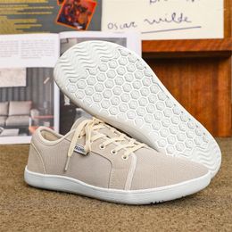 Casual Shoes Womens Wide Toe Barefoot Unisex Plus Size Sneakers Breathable Minimalist For Men Zero Drop Sole Walking Flats