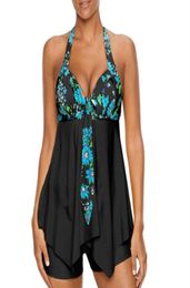 High Quality Women Swimwear charming Bikini Swimsuit Set Add fertilizer plus size skirt digital printing Ladies Split Swimsuits Sw5106554