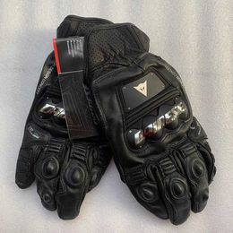 Special gloves for riding Motorcycle Rider Dennis Gloves Racing Riding Equipment Anti drop Leather Breathable Summer Seasons Men and WomenFI8X