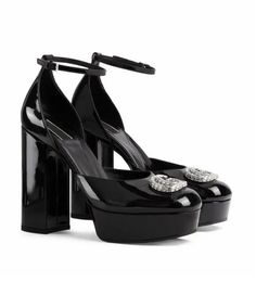 Luxury Designer Summer Wedding Sandals Shoes Women Crystal-G Platform Pump Patent Leather Lady Round Toe Platform Pumps Lady High Heels EU35-42